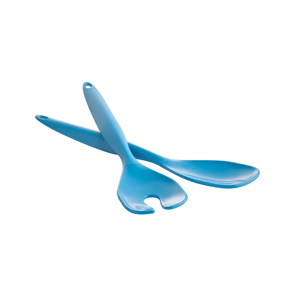 Salad Server Set (2 pcs)  (Blue)